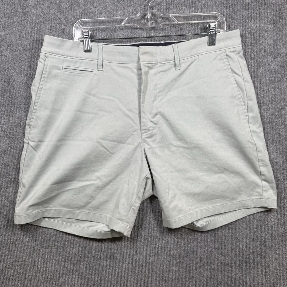 Lot of 2 J.Crew Mens Chino Shorts W36 Blue Green Flat Front Casual - Picture 5 of 16
